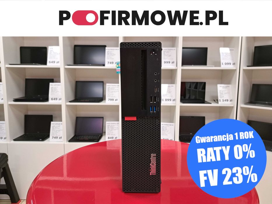 Biznesowy Komputer Stacjonarny Lenovo M920S SFF i5 16GB 512SSD Win 11 Gotowy Do Pracy Rok Gwarancji Faktura 23% PoFirmowe.pl