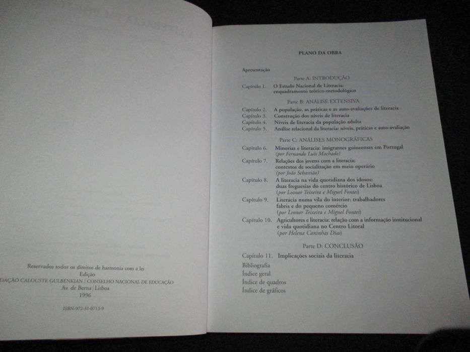Livro A Literacia em Portugal Ana Benavente