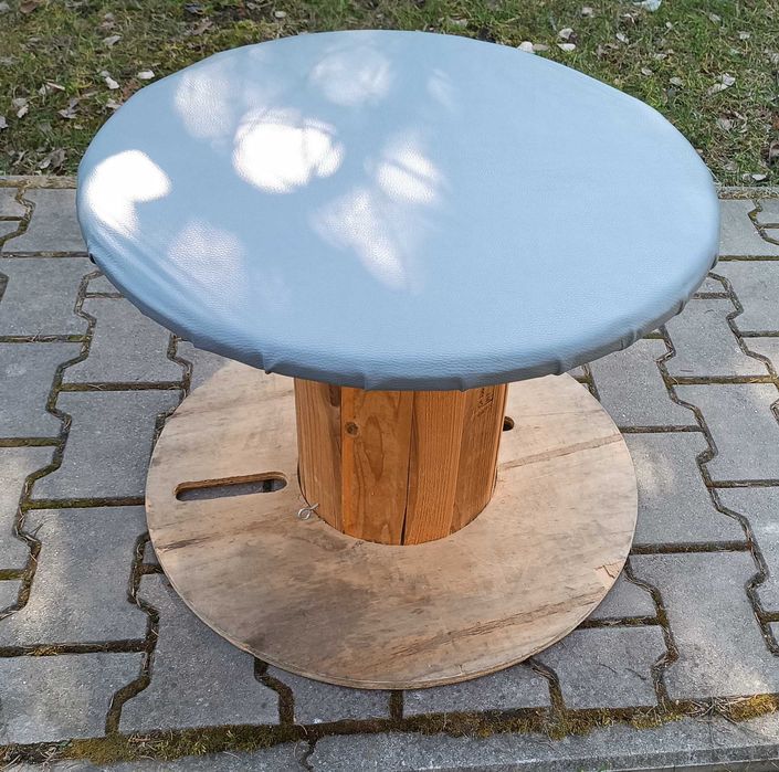 Szpula Kablowa Drewniana Siedzisko Stolik 60cm Okazja Lublin