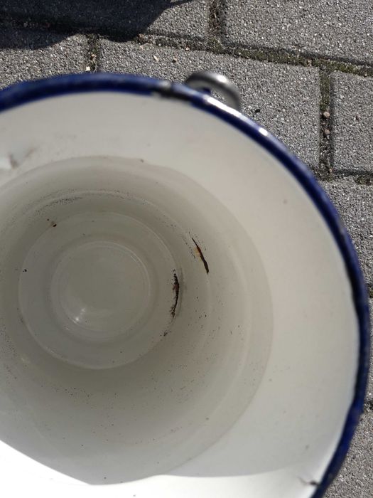 Stara kanka emalia emaliowana z PRL lata 60 70 cena za szt