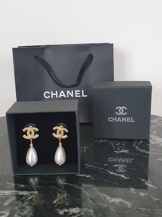 Naszyjnik perły chanel Cc jakość premium