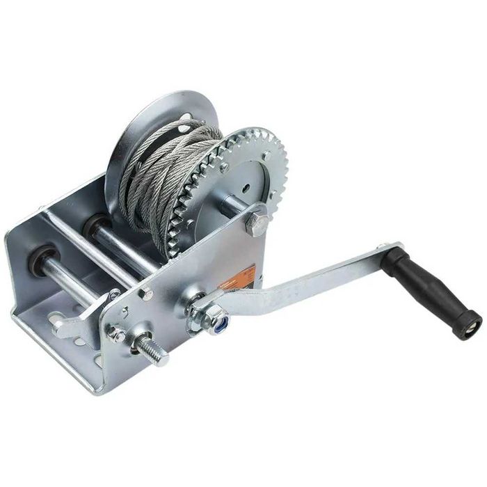 Барабанна лебідка ST (1000 кг, 10 м трос 5,5 мм) барабанная лебедка