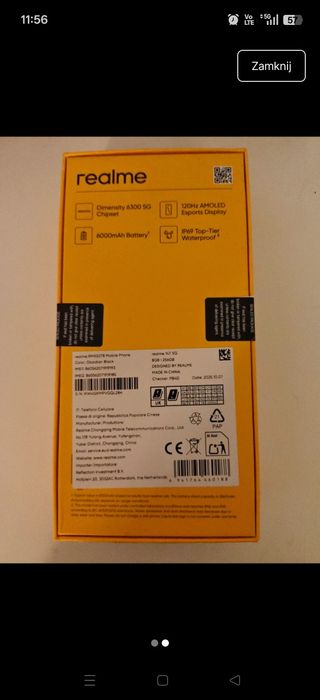 Realme 14T nowy nierozpakowany