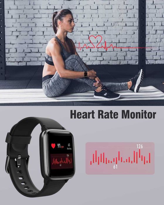 Asiameng G10 Smartwatch tętno miesiączka pogoda GPS SpO2 powiadomienia