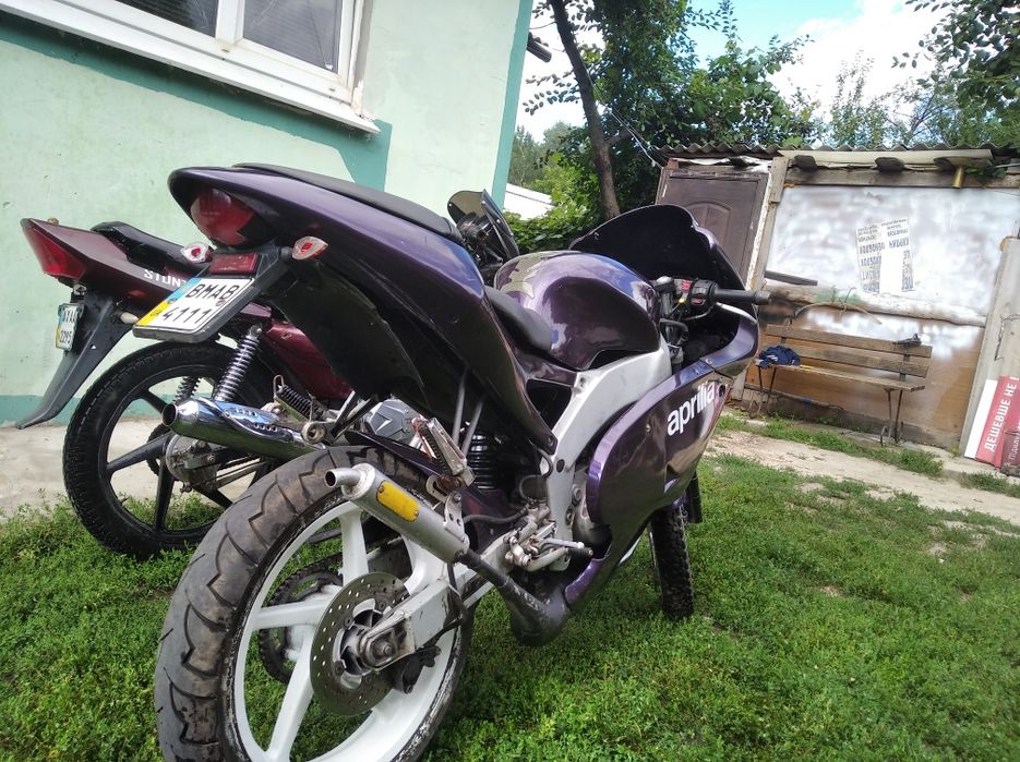 продам мотоцикл трековый кольцевой РС 50 итальянская Aprilia