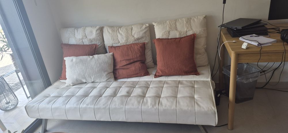Sofá cama branco