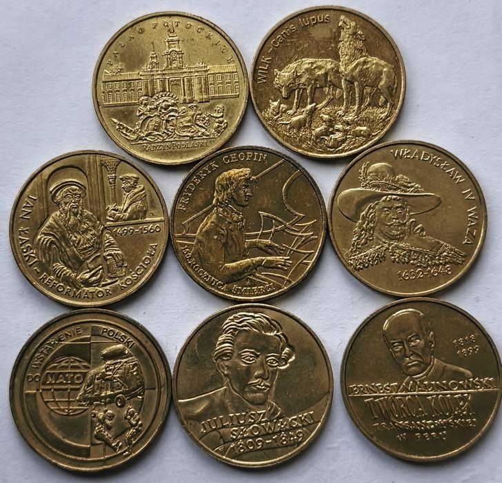 2 złote 1999 rok komplet