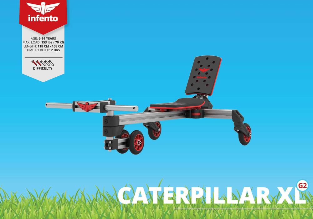 Infento Caterpillar XL (G2) – Kit modular de construção (6-14 anos)