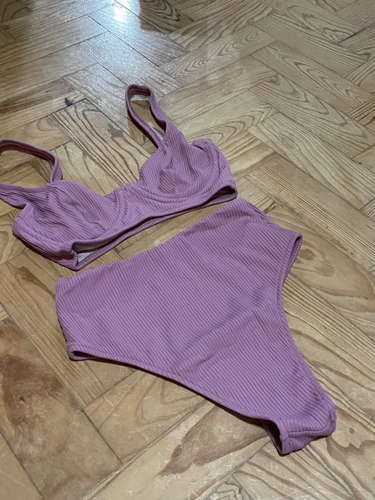 Biquini cor de rosa brasileiro S loja três