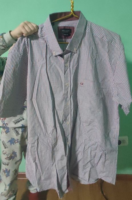 Чоловіча сорочка в клітинку