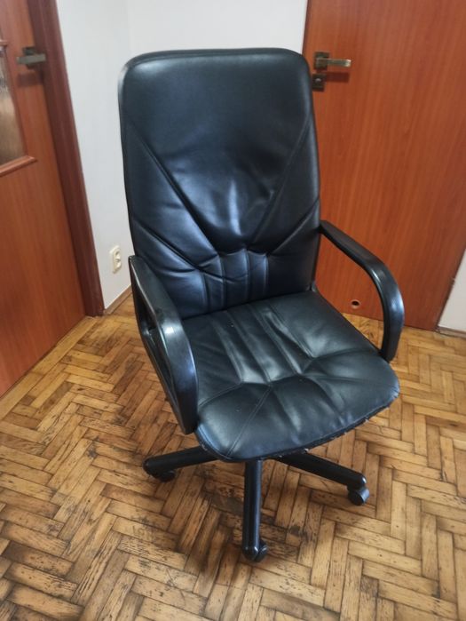 Krzesło obrotowe, Fotel Biurowy Skóra