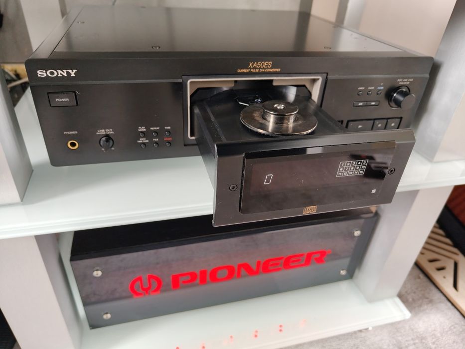 Czarny Odtwarzacz CD Sony CDP-XA50ES najwyższy model