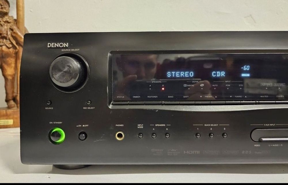 7.1 Amplituner Denon AVR-1509, 110 W/ kan.