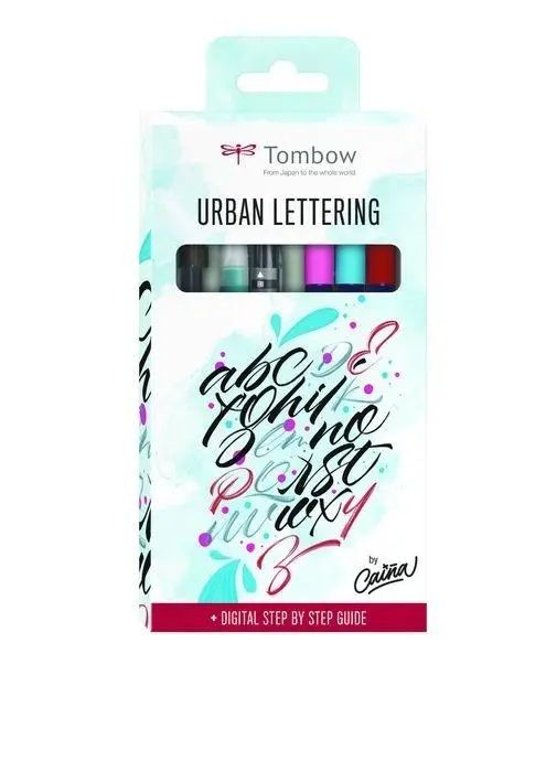Zestaw do kaligrafii Urban Lettering. Tombow