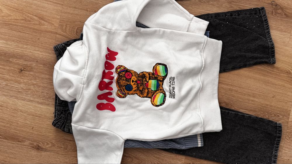 Bluzka spodnie bluza 128 h&m coolkids reserved 4F