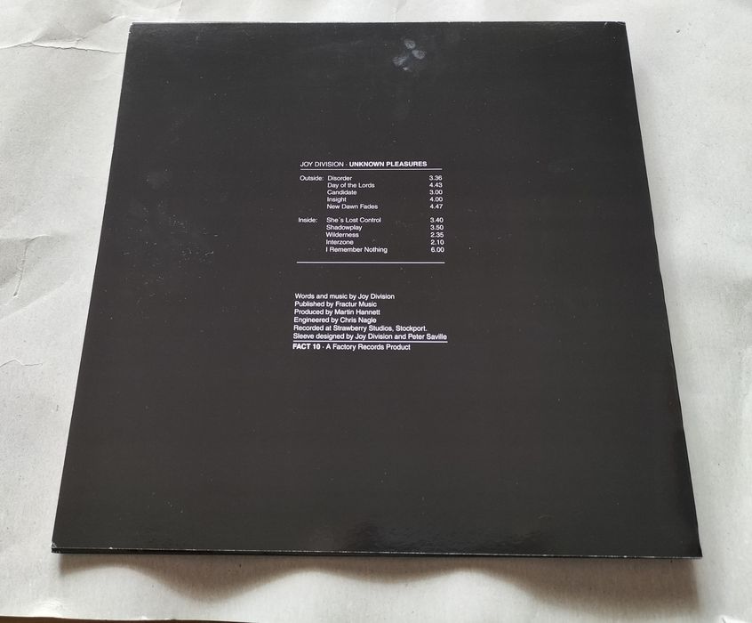 joy division unknow pleasures