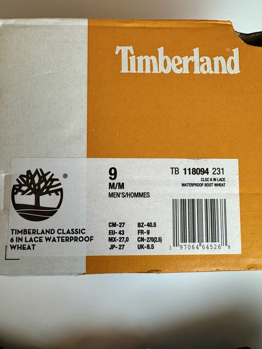 Нові оригінальні черевики Timberland 6-inch Classic