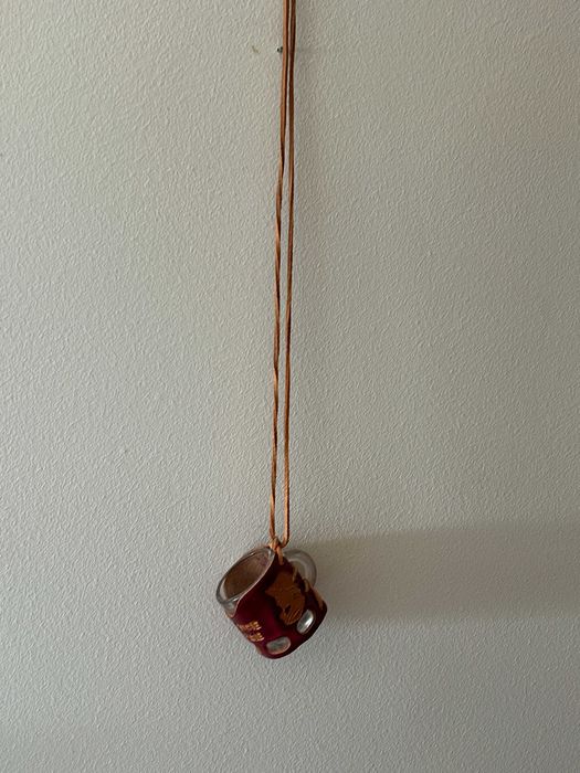 Copo com fita de pescoço novo - presente de natal