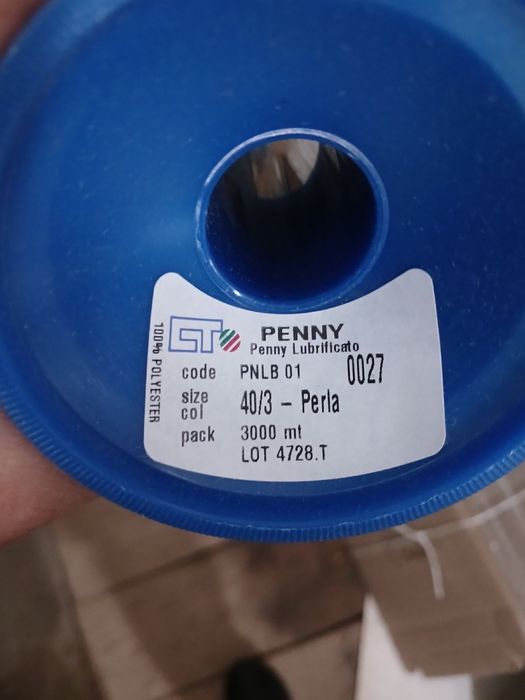 Нитка швейна  PENNY 40/3 3000м
