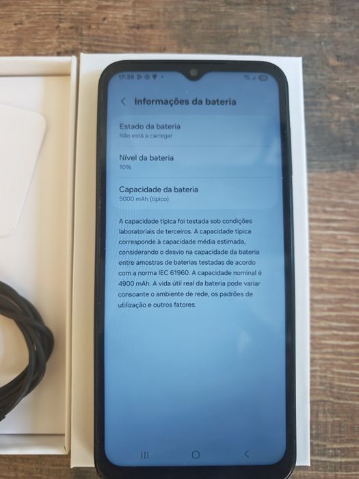 Samsung A14 6.6"5G  4GB/128GB Preto  Aceito Retomas