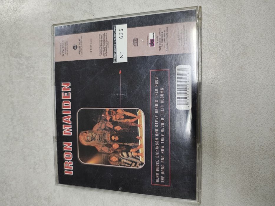 Iron Maiden. Shape CD. unikat, wersja limitowana nr 635