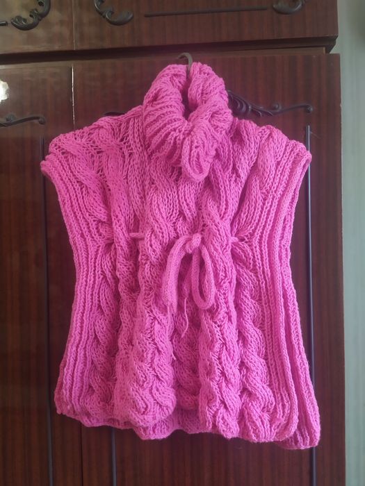 ПОНЧО на девочку 3-5 лет