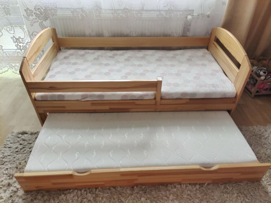 Łóżko 160x80 + wysuwane 150x80 materace gratis