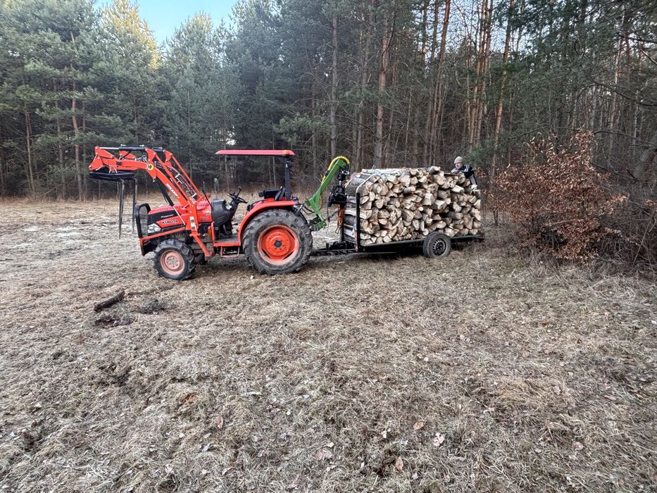 Wóżek sadowniczy ogrodniczy na działke mini przyczepa leśna
