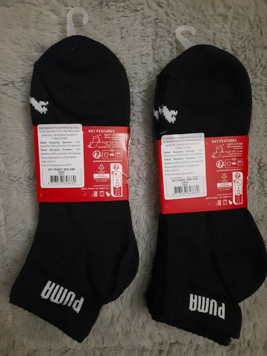 Skarpety Puma 3-pak rozm 39-42