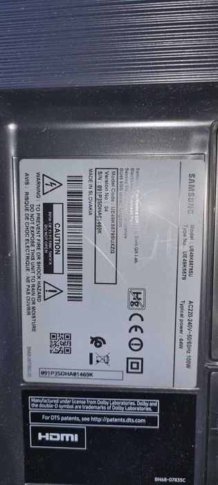 Tv  samsung  full hd wifi smart DVBT2 HEVC