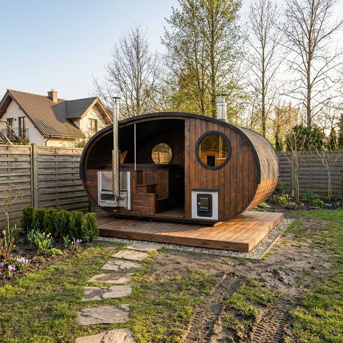 Sauna & Balia 2 w 1 Spa Ogrodowe PREMIUM HOT TUB Bania Jacuzzi