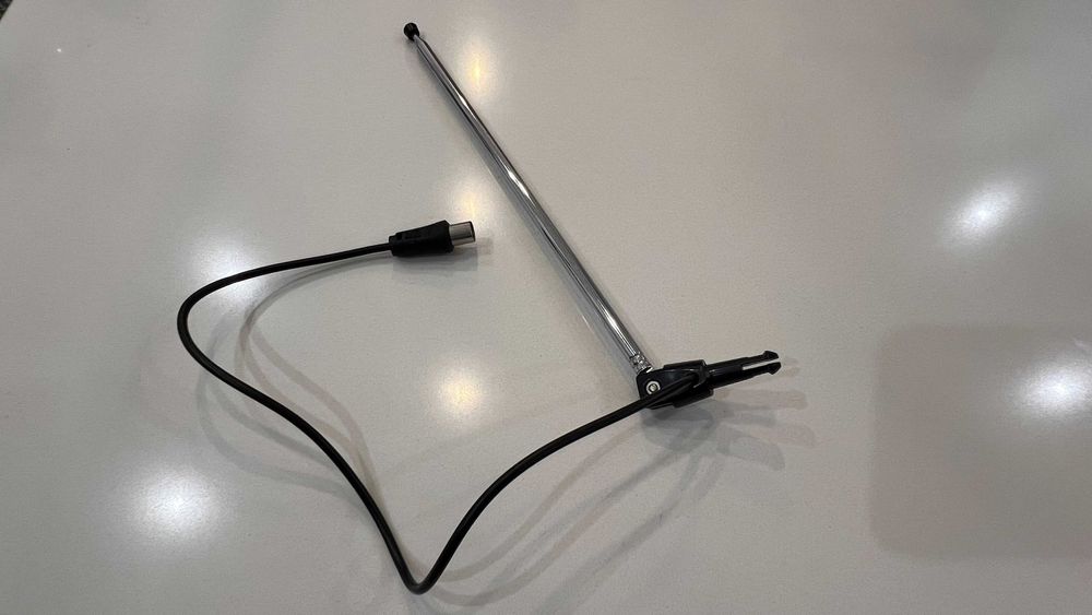 antena de televisão para interior ajustável de encaixe