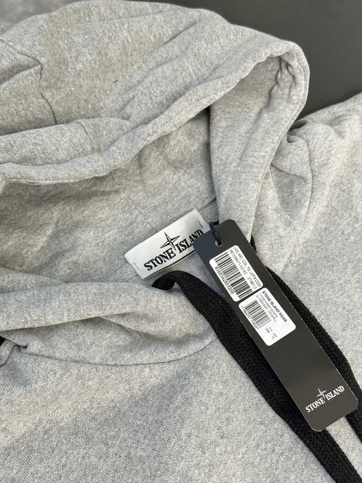 Новое Худи Stone Island Серое (XS S M L XL XXL)