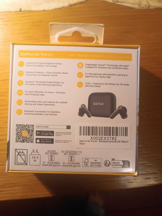 Earphones EarFun Air Pro 4+ NOVOS