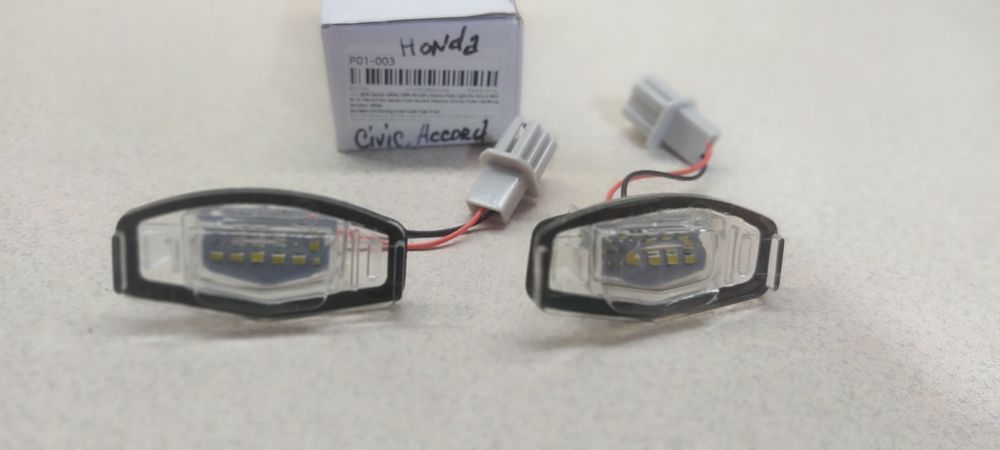 Діодне LED Підсвічування номера Honda, Acura, Jeep, Dodge, Maseratie