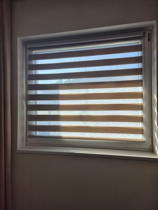 Żaluzje dzień noc beż 120 x 140cm