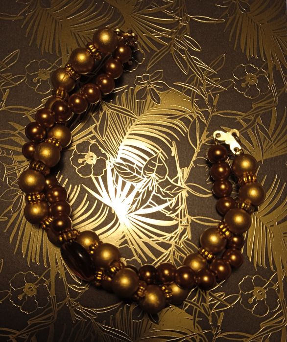 Bransoletka cynamonowa elegancja