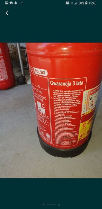 Sprzedam gasnice