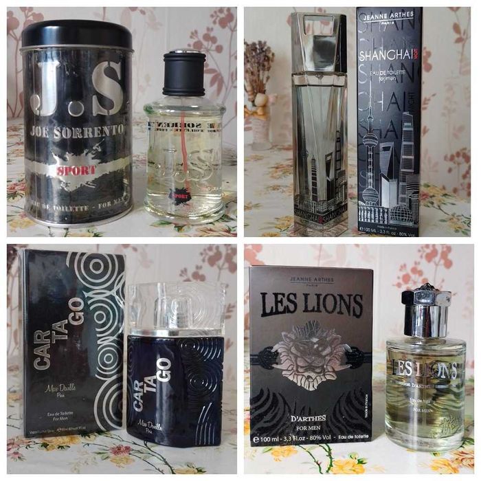 Lomani, Jeanne Arthes, Roger & Gallet, Geparlys, Canali, Max Deville.