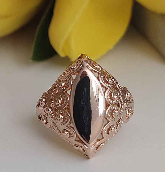 Sygnet Różowe złoto 585 Rozmiar 19 WYPRZEDAŻ!!!