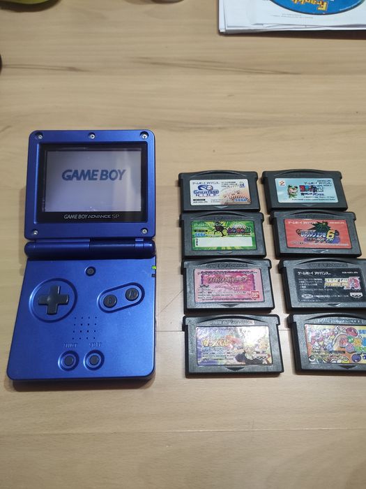 Gameboy Advance SP + Gry