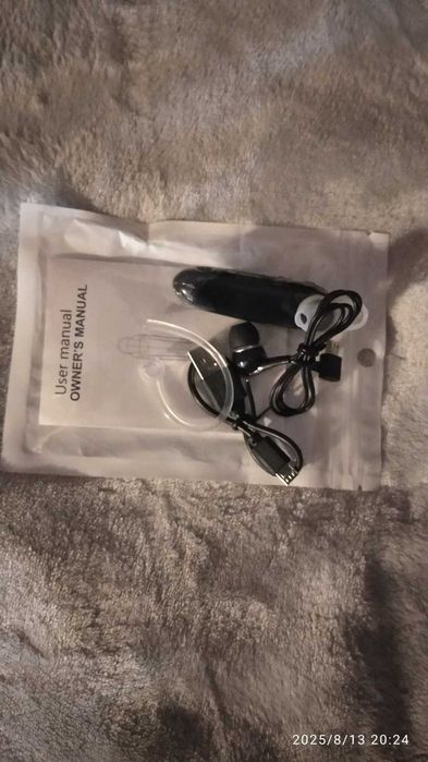 Bluetooth наушник(гарнитура) модель X-8 черного цвета