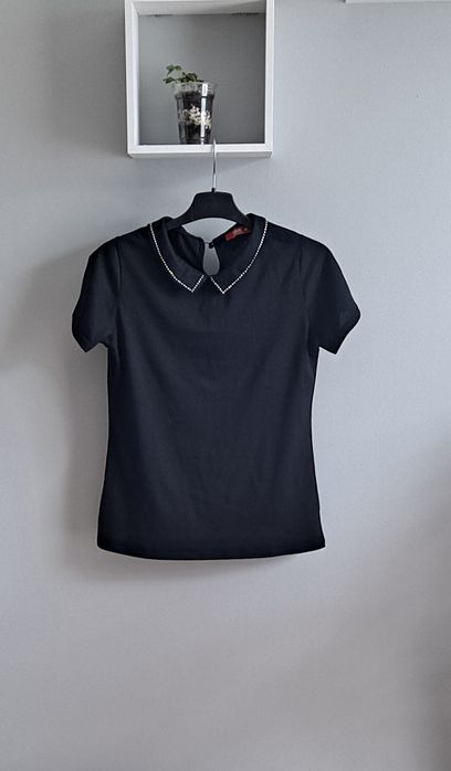 Bluzka damska z kołnierzykiem r. M