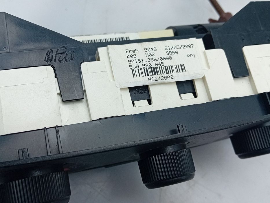 Botão / interruptor do AC SKODA Fabia II Hatchback (542, 5J)