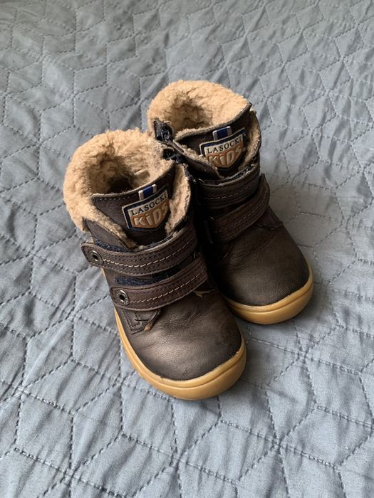 Зимові з натур.шкіри ботіночки, 24 р. LASOCKI
