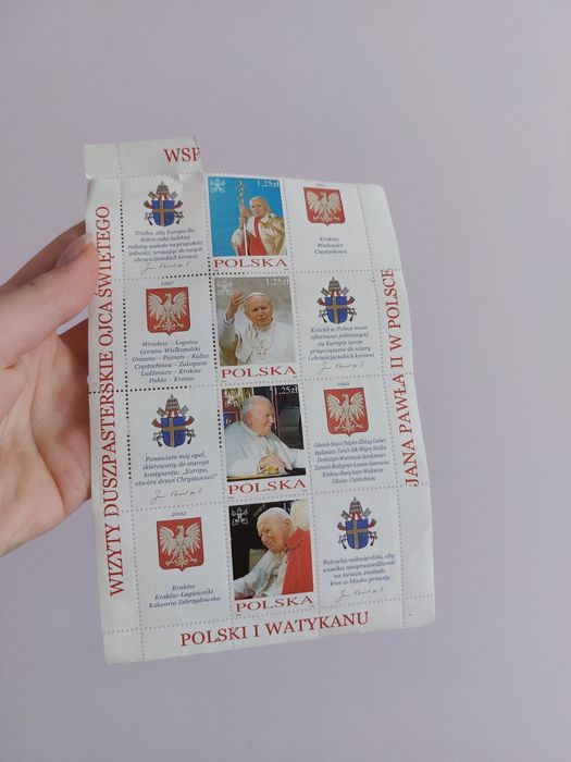 Znaczki pocztowe Jan Paweł II