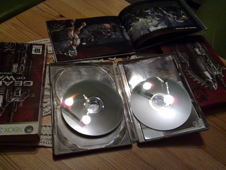 Gears of War 2 Limited Edition xbox 360 stan IDEALNY Steelbook PL