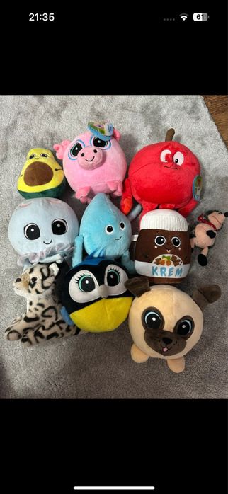 Zestaw maskotek misiów Biedronka