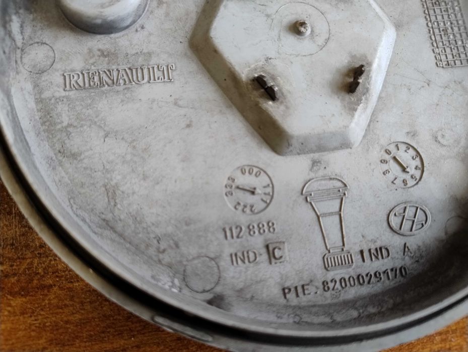 Renault Kapsle, Dekielki 16" Oryginał Komplet