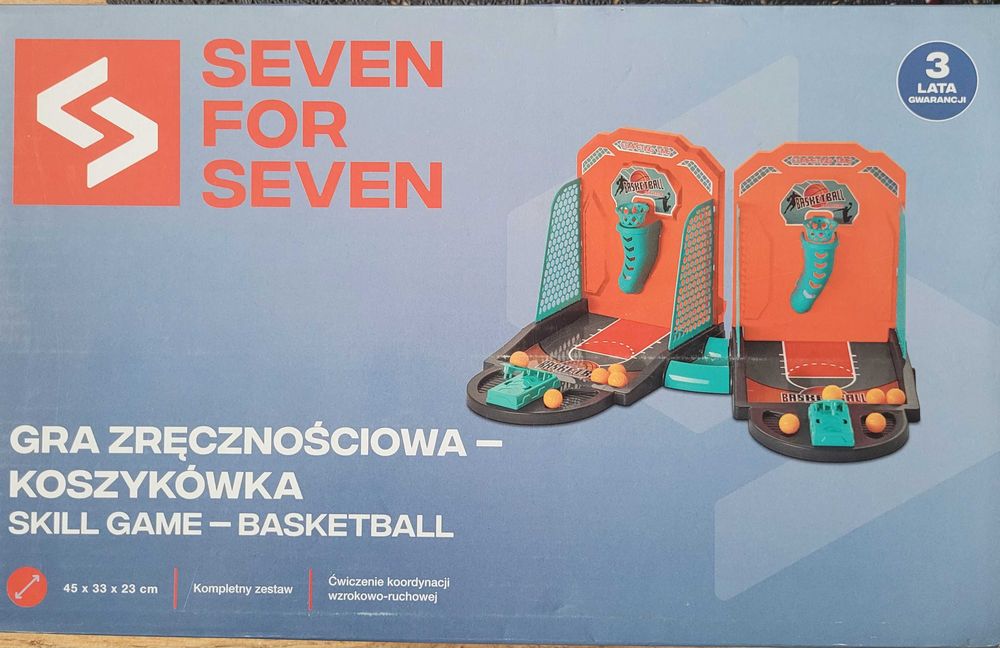Nowa gra Seven for 7 Koszykówka Gra zręcznościowa 2 boiska